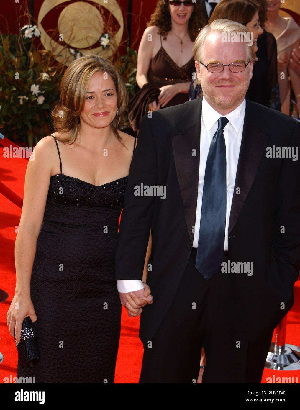 September 18, 2005 Los Angeles, Ca. Philip Seymour Hoffman THE 57th Annual Primetime EMMY Awards Held At The Shrine Auditorium Stock Photo