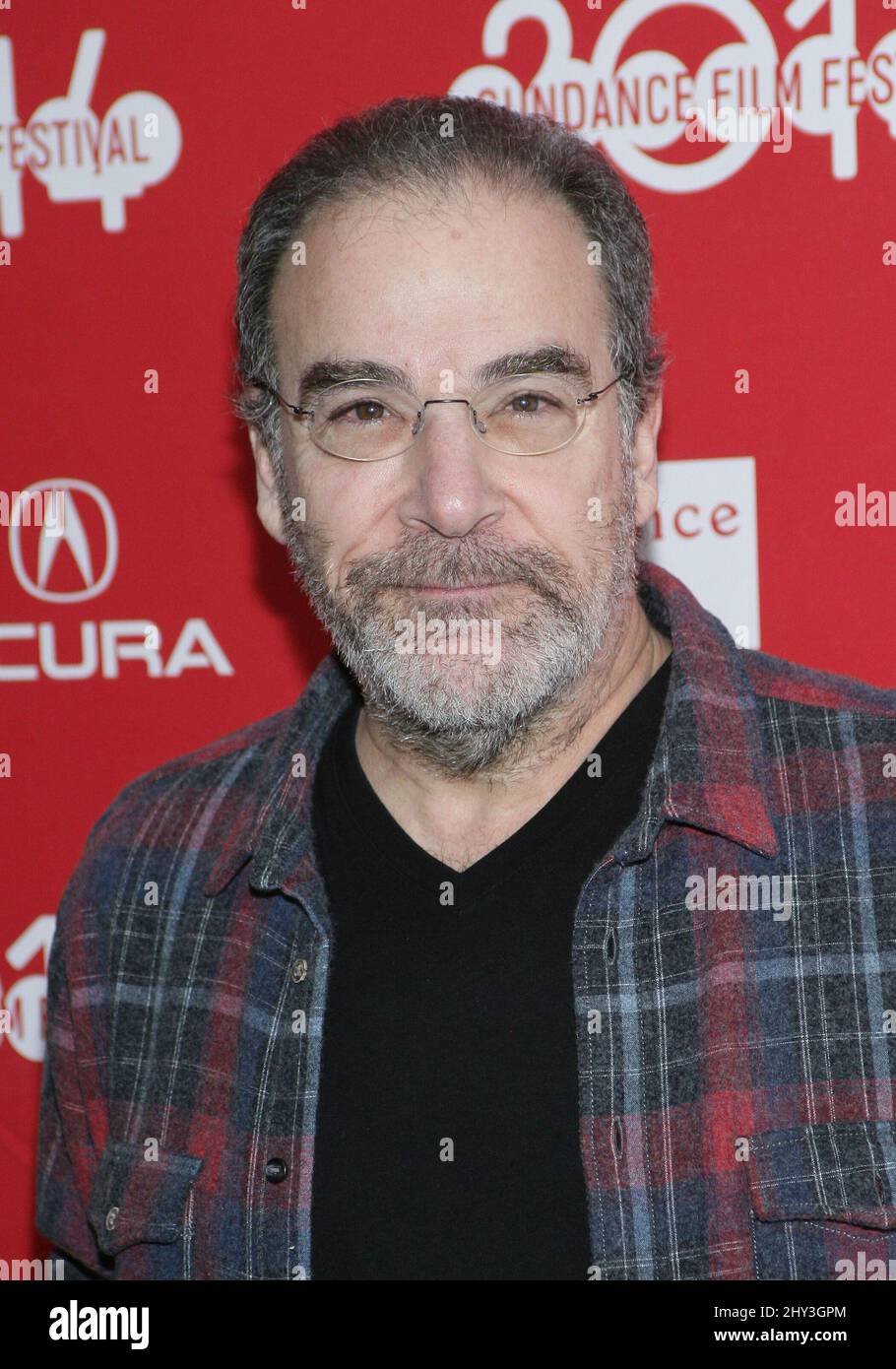 Mandy Patinkin attending the Wish I Was Here Premiere at 2014 Sundance Film Festival, The MARC Stock Photo