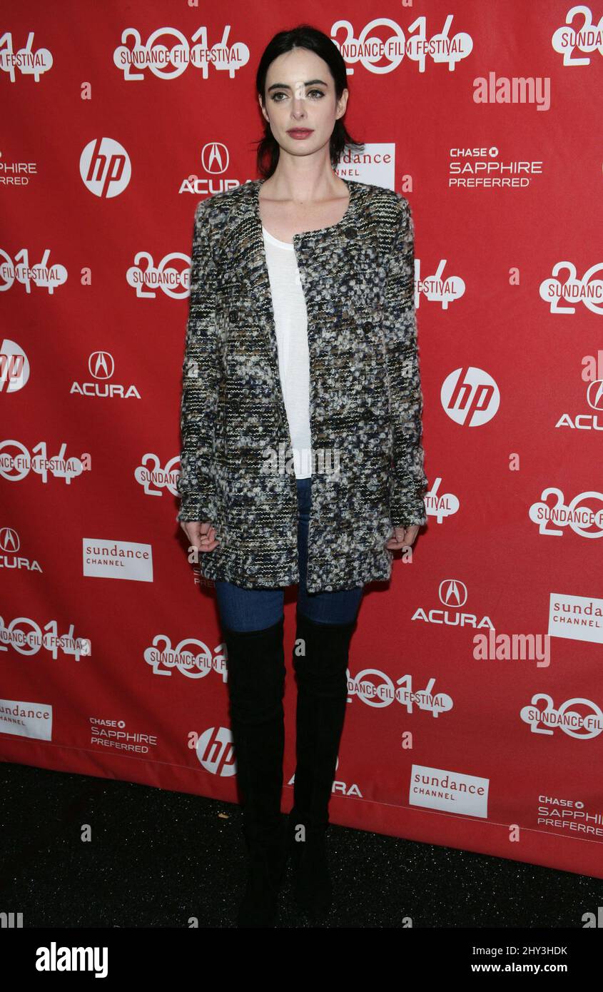 Krysten Ritter Library Krysten Ritter attending the Listen Up Philip Premiere at 2014 Sundance ...