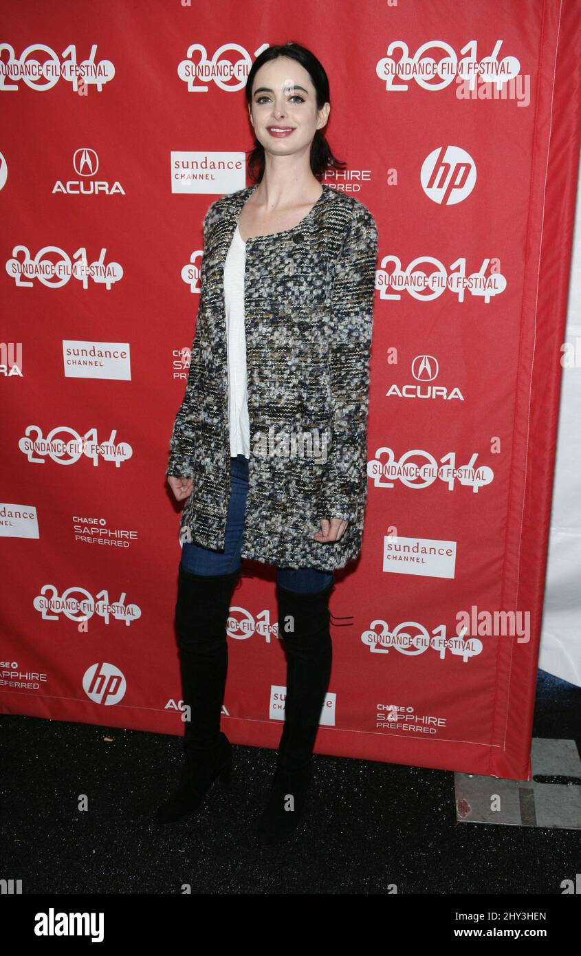 Krysten Ritter Library Krysten Ritter attending the Listen Up Philip Premiere at 2014 Sundance ...