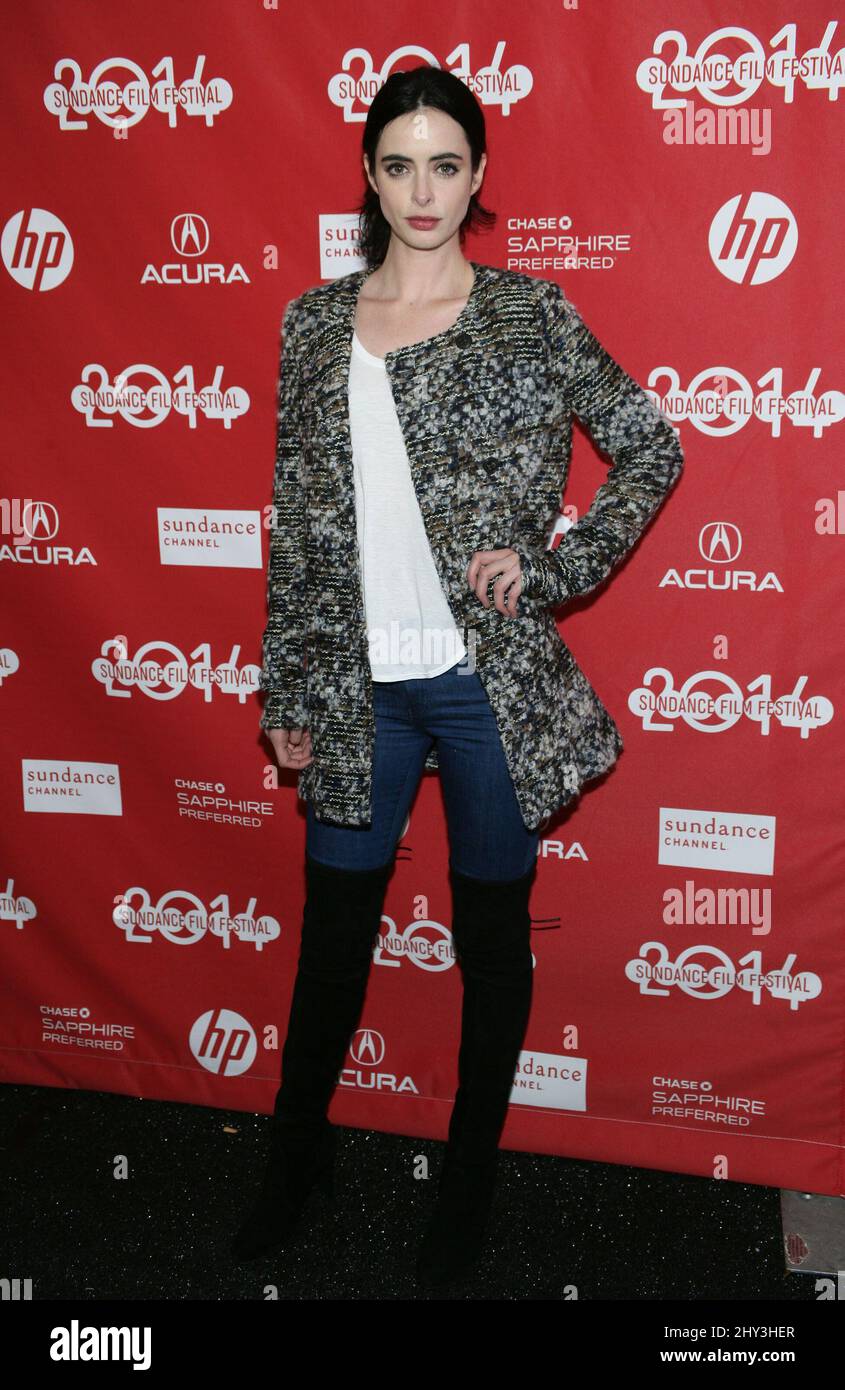 Krysten Ritter Library Krysten Ritter attending the Listen Up Philip Premiere at 2014 Sundance ...