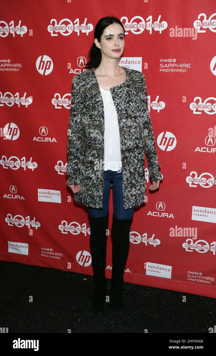 Krysten Ritter Library Krysten Ritter attending the Listen Up Philip Premiere at 2014 Sundance ...