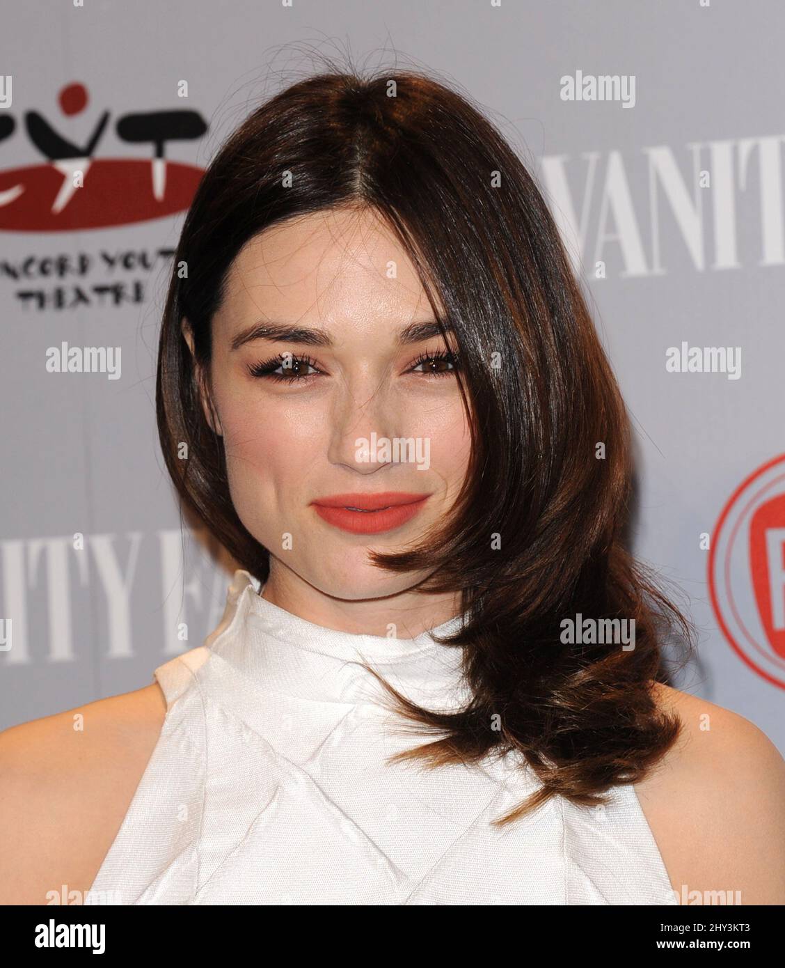 Crystal Reed arriving for Vanity Fair & Fiat Celebrate "Young Hollywood