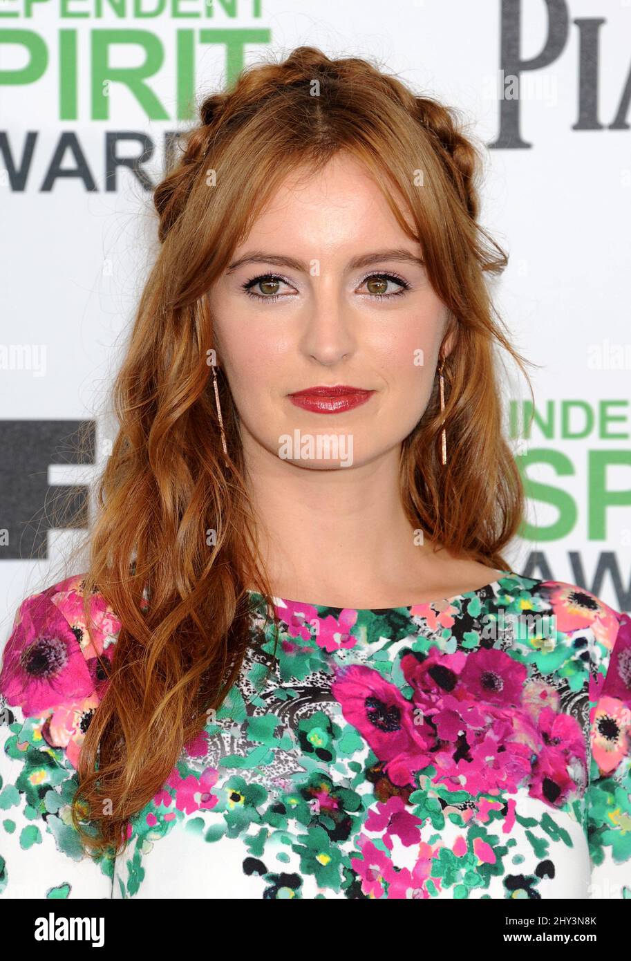 Ahna O'Reilly attending the Film Independent Spirit Awards 2014 Stock Photo