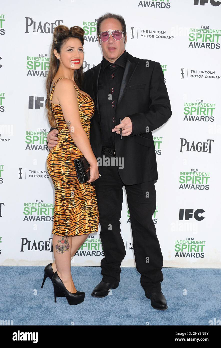 Andrew Dice Clay and Valerie Silverstein attending the Film Independent