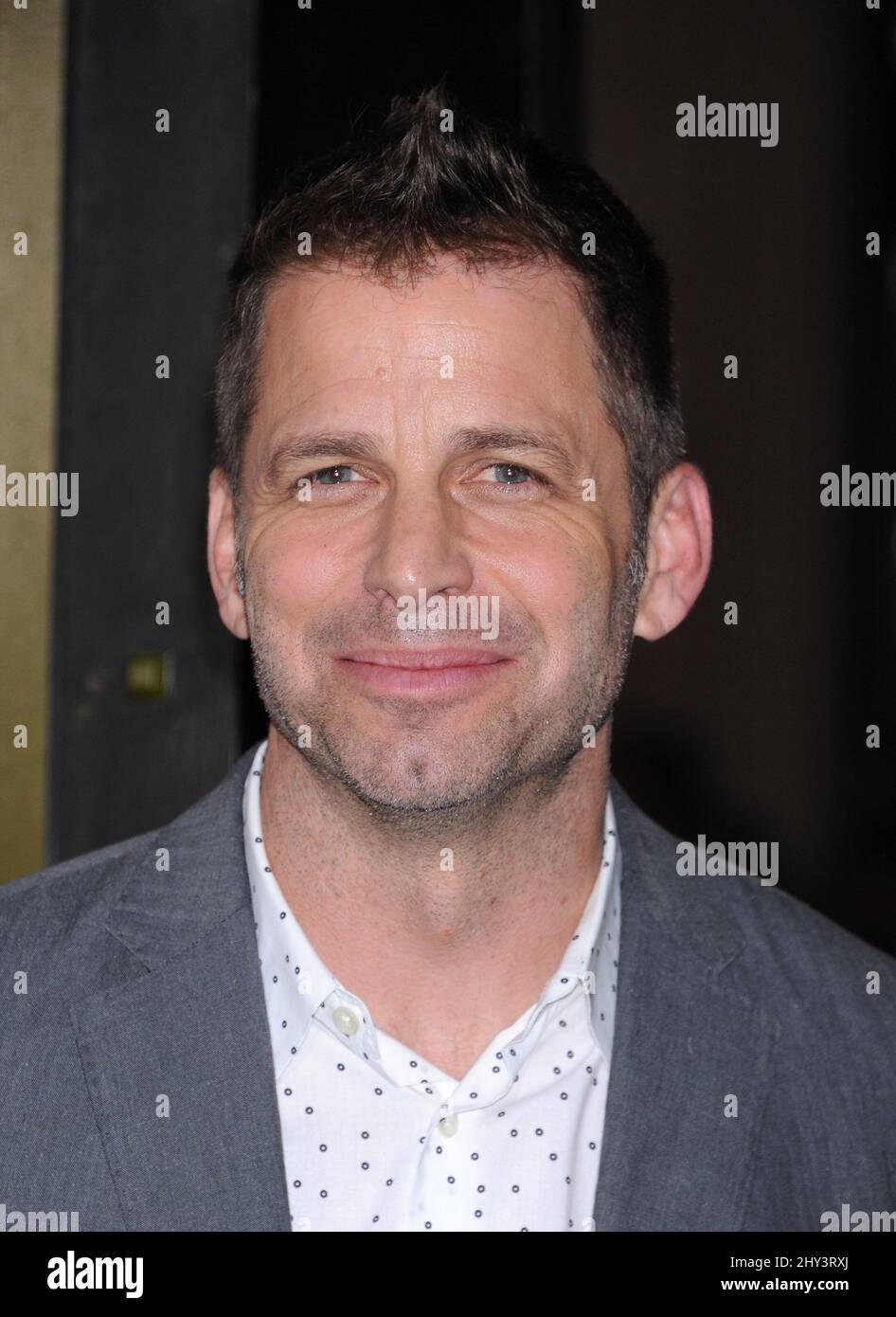 Zack Snyder attending the Los Angeles Premiere of '300: Rise of an Empire' Stock Photo