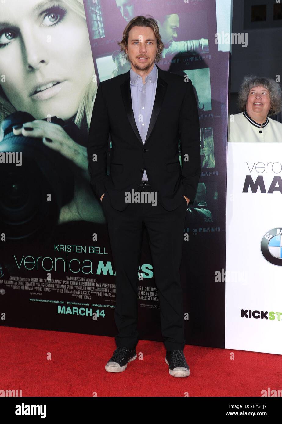 Dax Shepard attending the premiere of Veronica Mars in Los Angeles, California Stock Photo