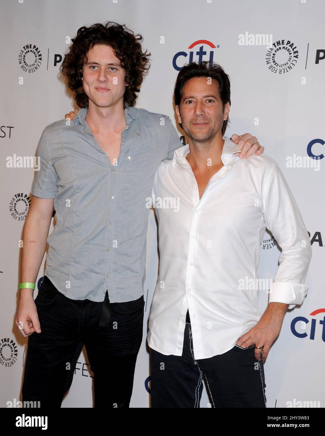 Henry Ian Cusick and Eli CusickYunjin Kim arrives for the Lost 10th Anniversary Reunion event during the 31st Annual PaleyFest held at the Dolby Theatre, Hollywood, Los Angeles. Stock Photo