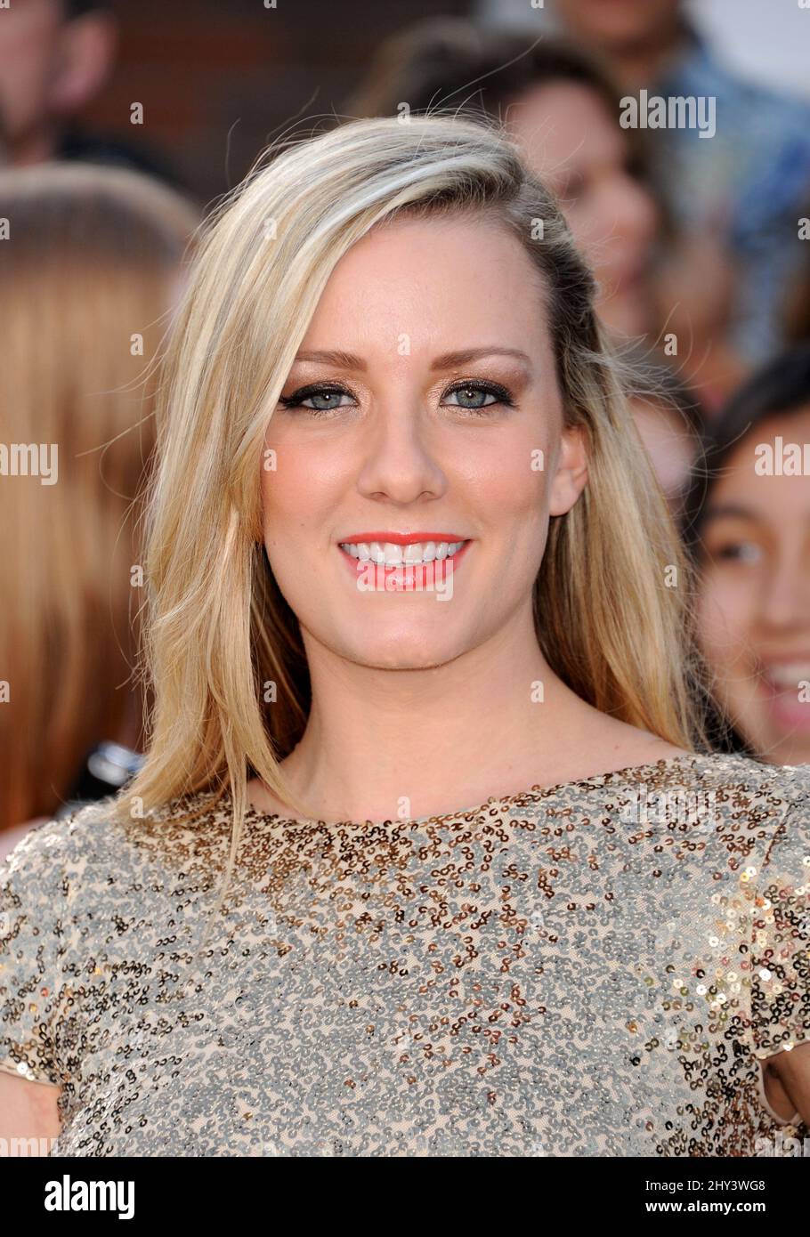 Kristen Quintrall arriving for the Divergent Premiere held at the Regent Bruin Theatre, Los Angeles. Stock Photo