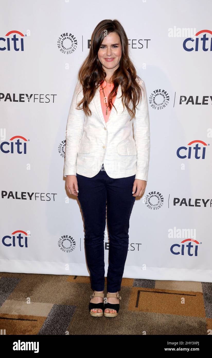 Zoe Jarman attending The Mindy Project cast at the 31st Annual PaleyFest:  The William S. Paley Television Festival, held at The Dolby Theatre in Los  Angeles, USA Stock Photo - Alamy
