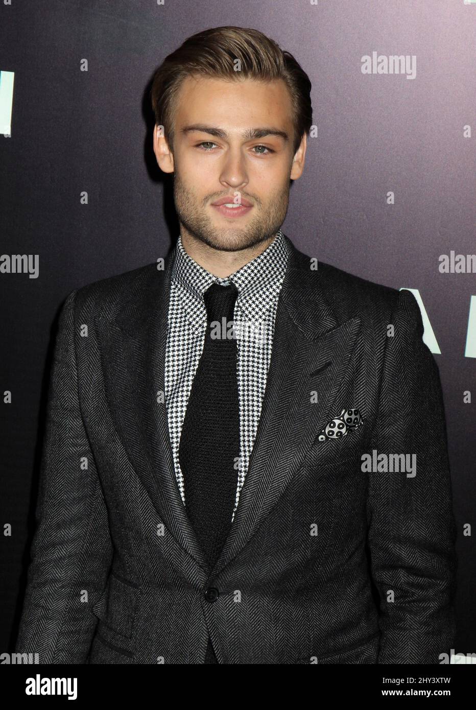 Douglas Booth attending the premiere of "Noah" in New York Stock ...