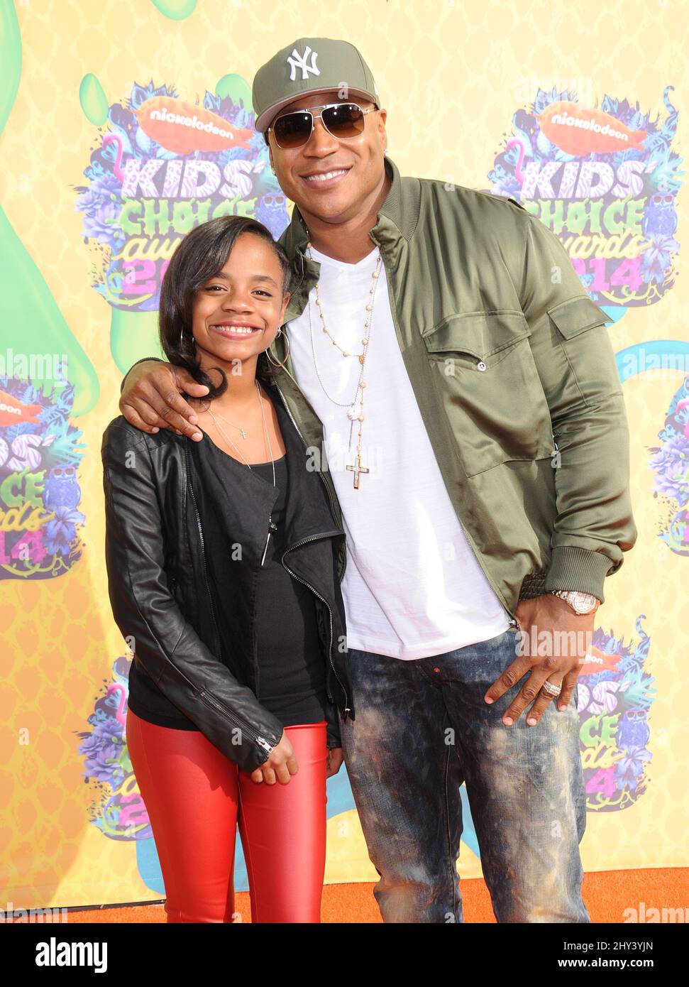 LL Cool J & Nina Simone Smith attends Nickelodeon’s 27th Annual Kids