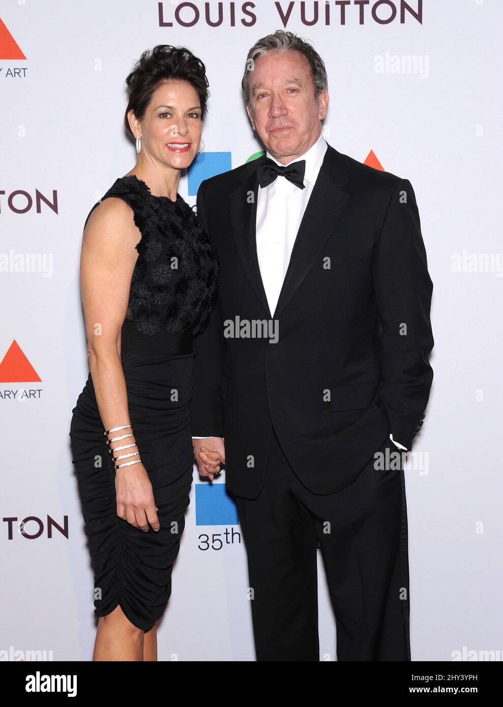 Tim Allen & Jane Hajduk attends the MOCA Celebrates 35th Anniversary Gala, at The Geffen at MOCA, Los Angeles Stock Photo