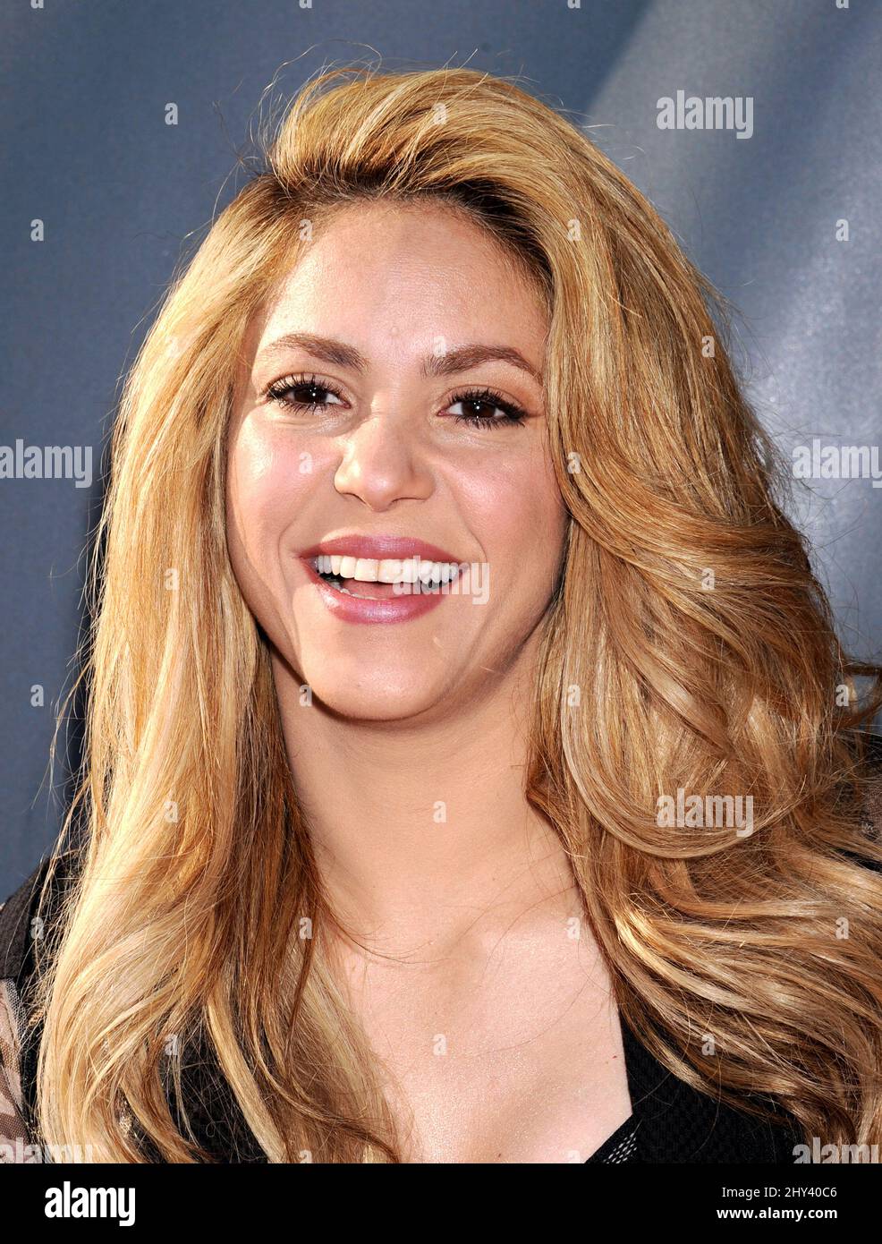 Shakira attending the NBC's 'The Voice' red carpet event held at The Sayers Club Stock Photo