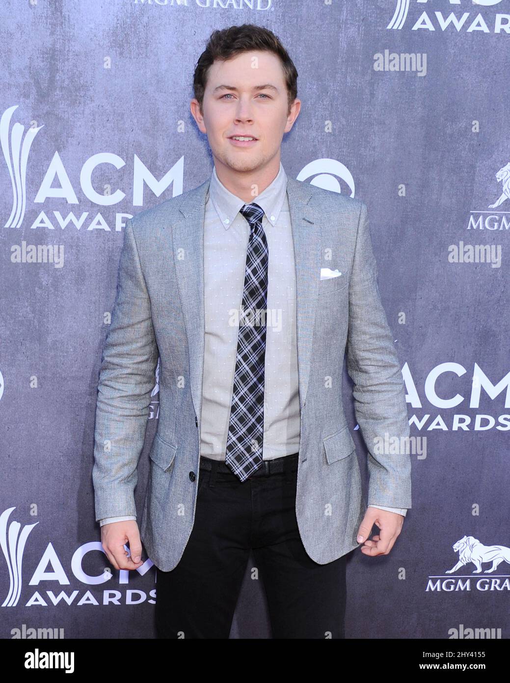 Scotty McCreery attending the 49th Annual Academy of Country Music