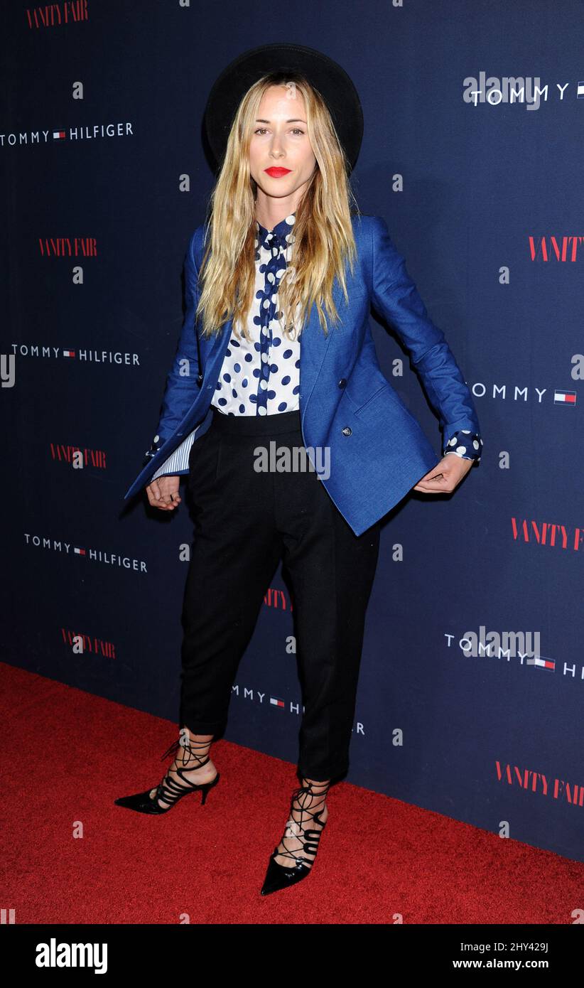 Gillian Zinser attends the Zooey Deschanel for Tommy Hilfiger Collection launch event at The London Hotel on April 9, 2014 in West Hollywood, California. Stock Photo