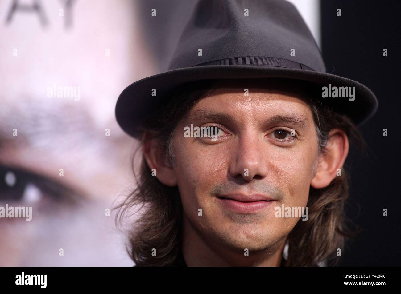 Lukas Haas arrives at the LA Premiere Of 'Transcendence' on Thursday, April 10, 2014, in Los Angeles. Stock Photo