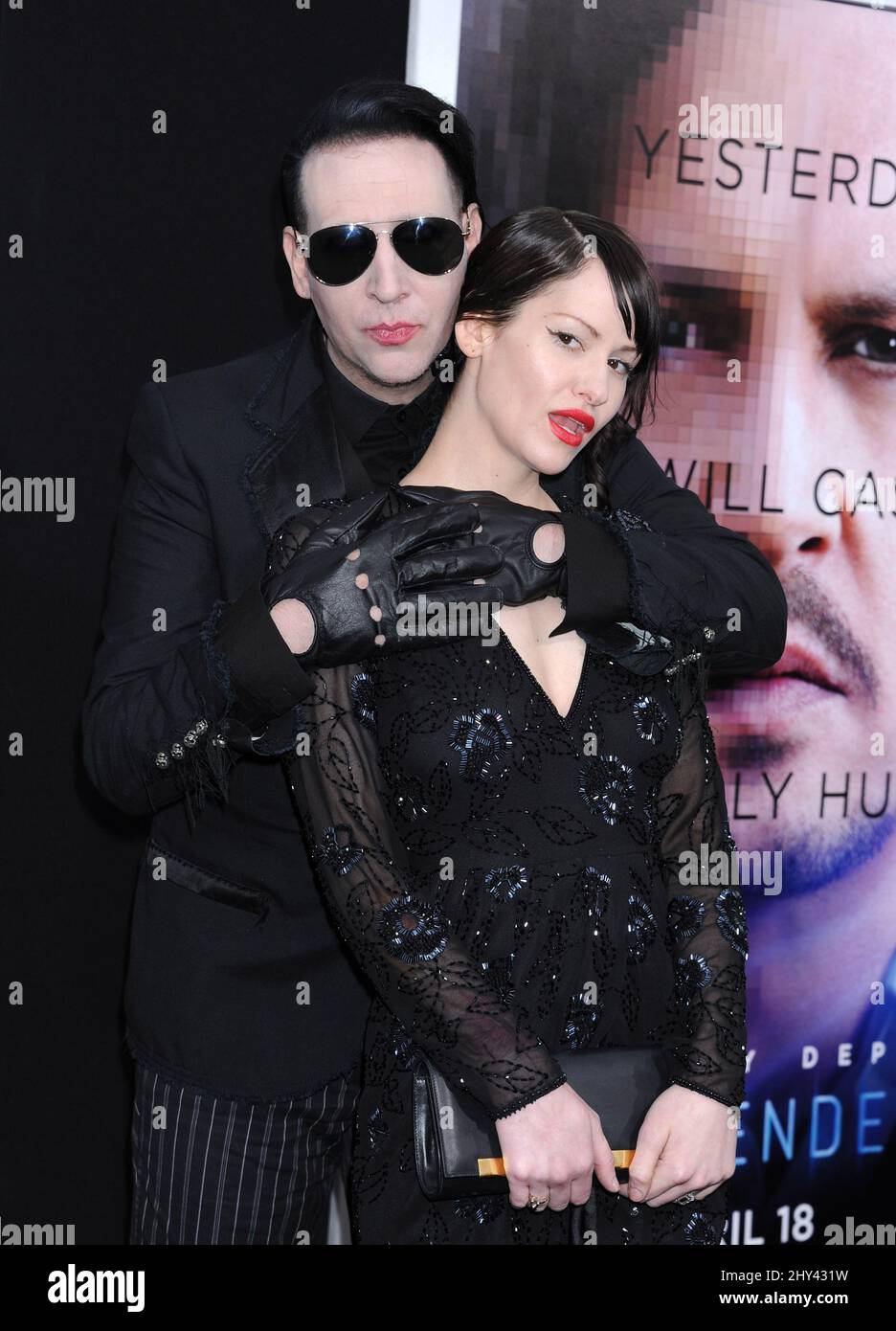 Lindsay usich and marilyn manson hi-res stock photography and images