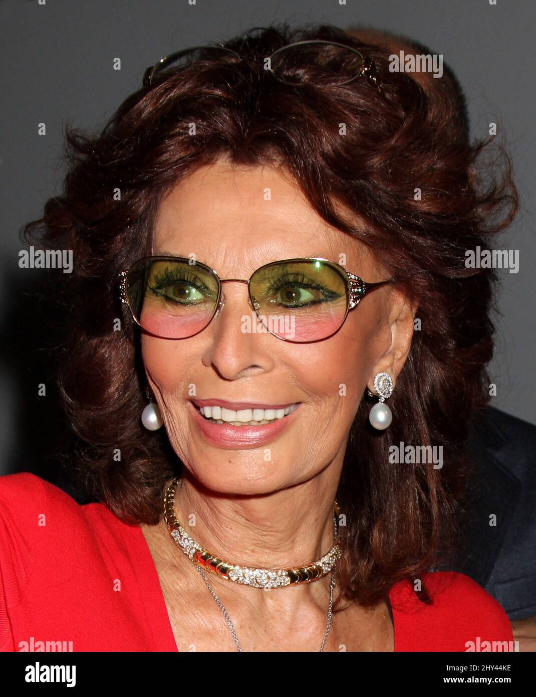 Sophia Loren arriving for the Human Voice screening during the 2014 ...