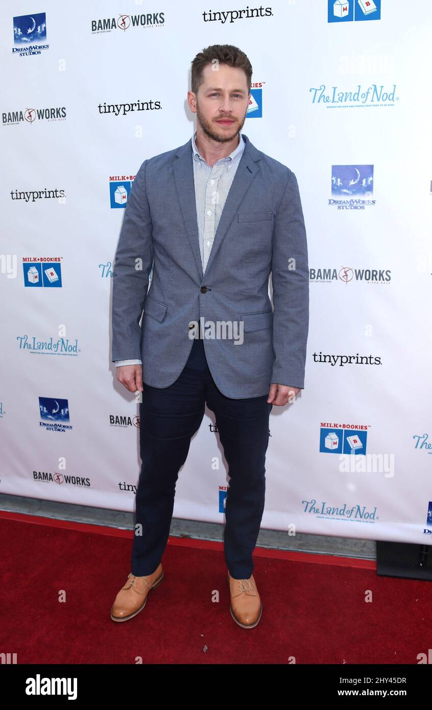 Josh Dallas during the Milk + Bookies Story Time Celebration, held at the Skirball Cultural Center, Los Angeles Stock Photo