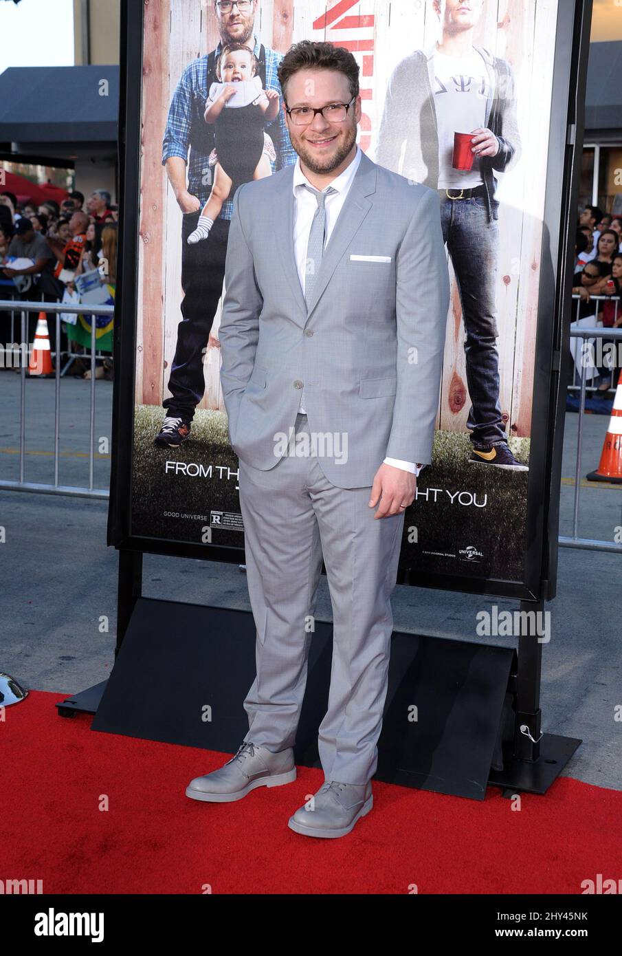 Seth Rogen attending the world premiere of 'Neighbors' in Los Angeles Stock Photo