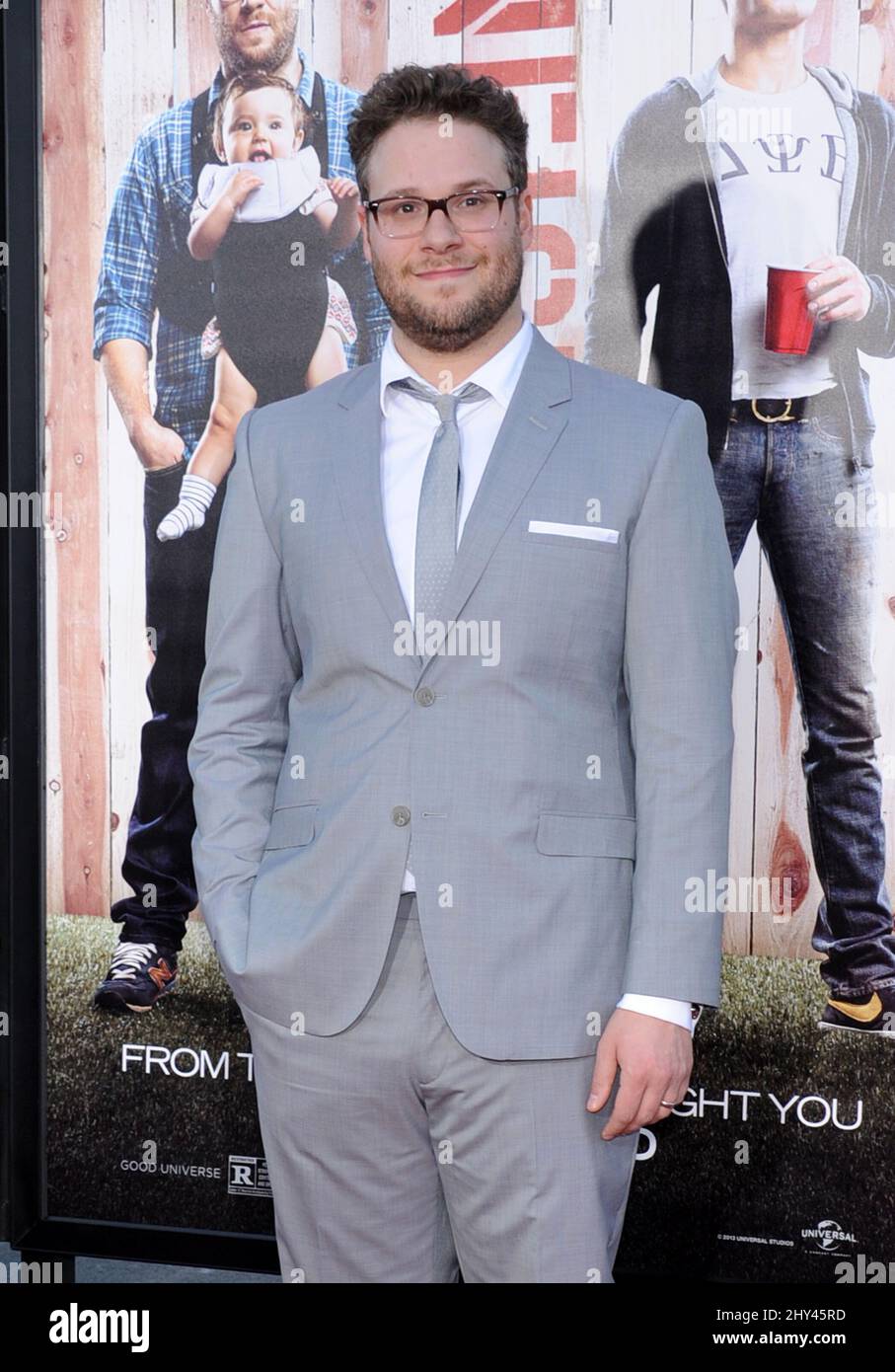 Seth Rogen attending the world premiere of 'Neighbors' in Los Angeles Stock Photo