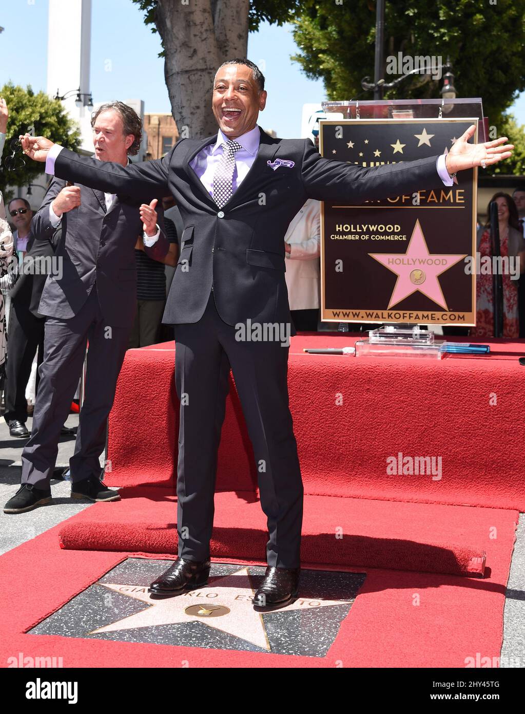 Giancarlo Esposito during the Hollywood Walk of Fame star ceremony for ...