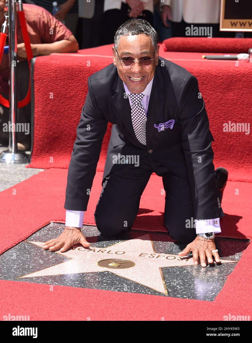 Giancarlo Esposito during the Hollywood Walk of Fame star ceremony for ...