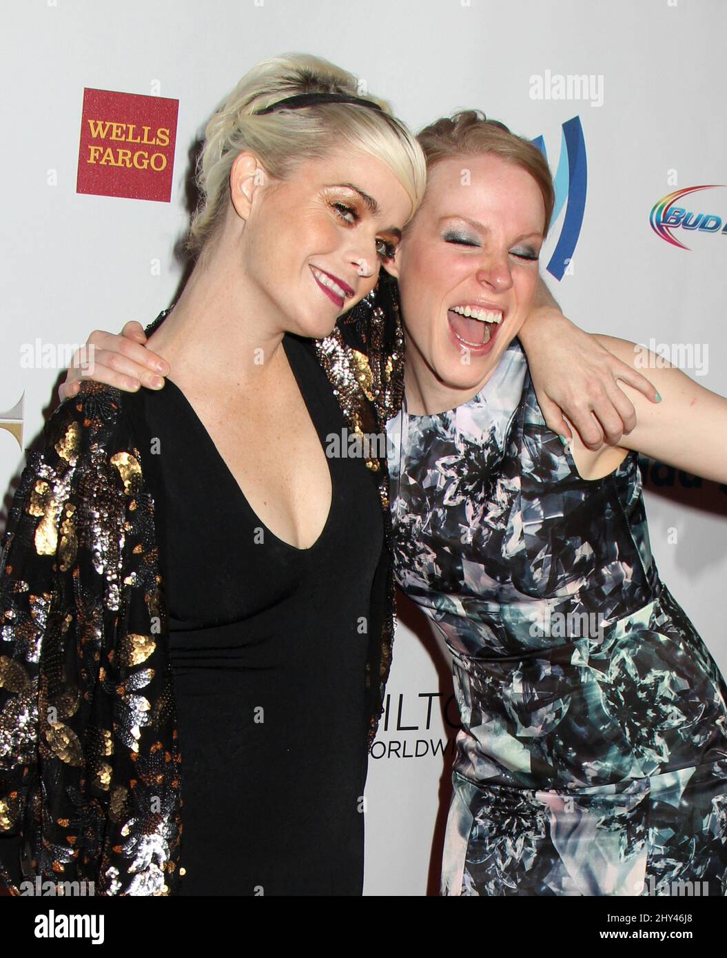 Taryn Manning and Emma Myles attending the 25th Annual GLAAD Media