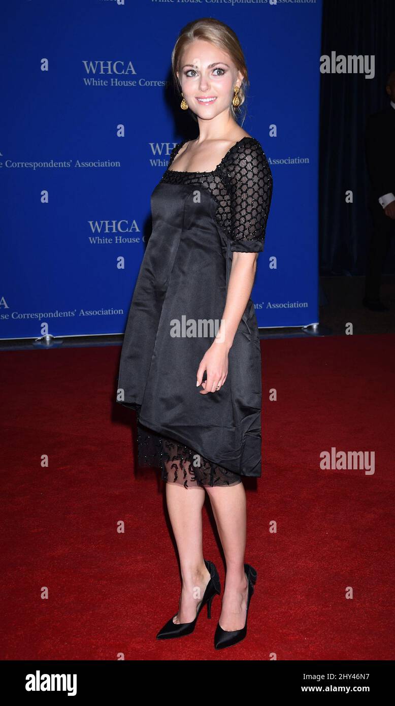 AnnaSophia Robb attending White House Correspondents Association Dinner at the Hilton Hotel in Washington DC. Stock Photo