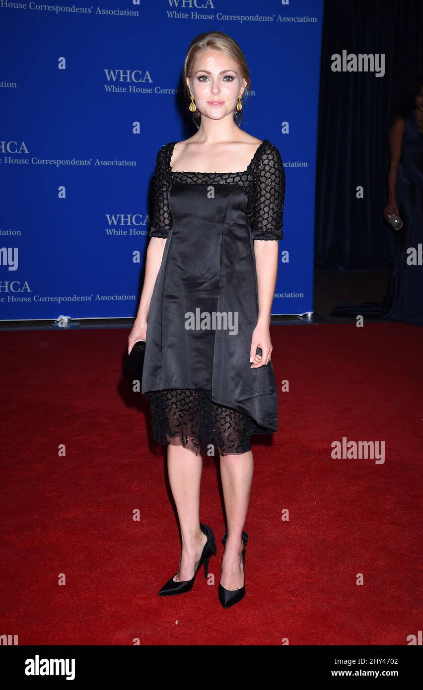 AnnaSophia Robb attending the White House Correspondents Association Dinner 2014 at Washington DC Hilton Hotel in Washington DC, USA. Stock Photo