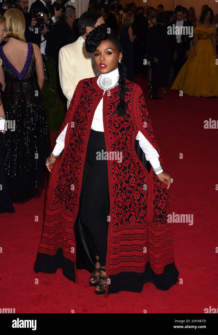 Janelle Monae attending the Costume Institute benefit at the