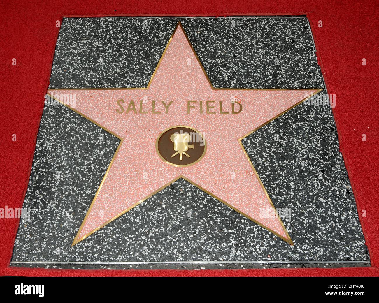 Sally Field's Star attending the Sally Field Hollywood Walk of Fame Star Ceremony in Los Angeles Stock Photo