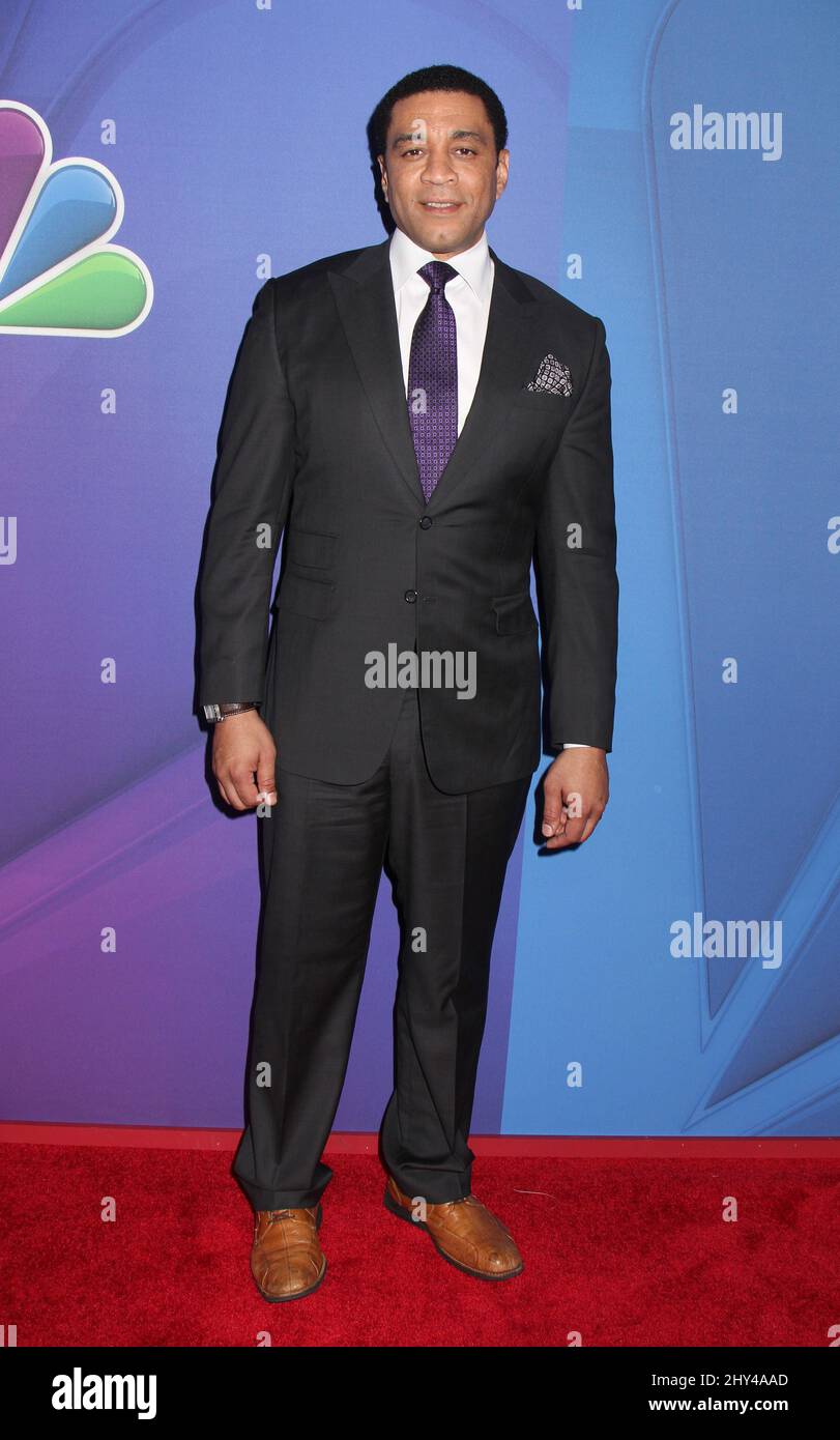 Harry Lennix attending the NBC Upfront Presentation in New York City Stock Photo