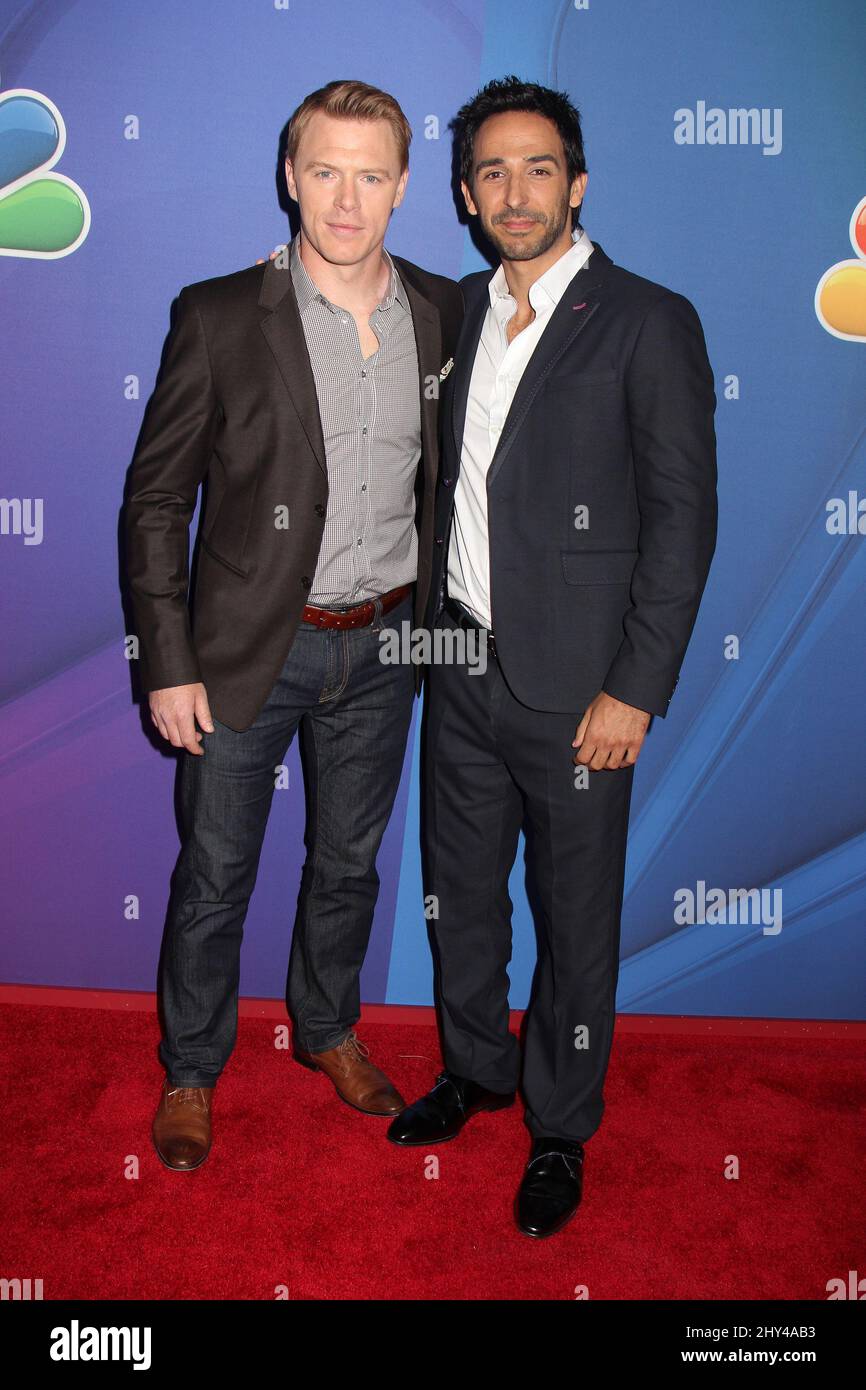Diego Klattenhoff and Amir Arison attending the NBC Upfront Presentation in  New York City Stock Photo - Alamy