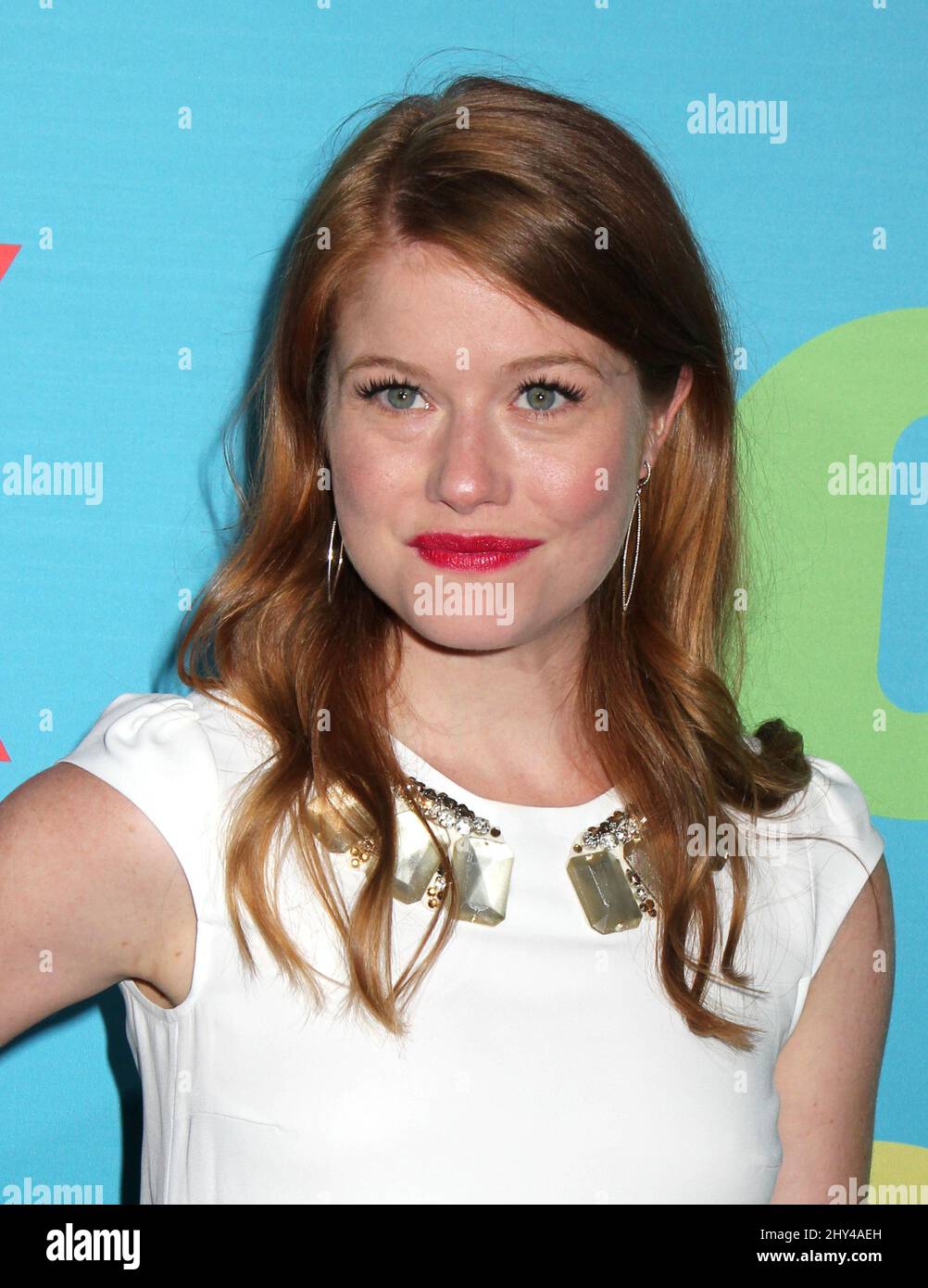 Genevieve Angelson attending FOX Networks 2014 Upfront Presentation held at FOX Fanfront in New York, USA. Stock Photo