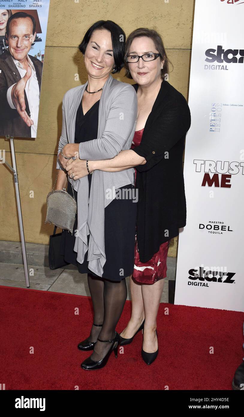 Alice Dodd and Jillian Armenante attends the 'Trust Me' premiere held at the Eqyptian Theatre, Los Angeles, California, May 22, 2014. Stock Photo
