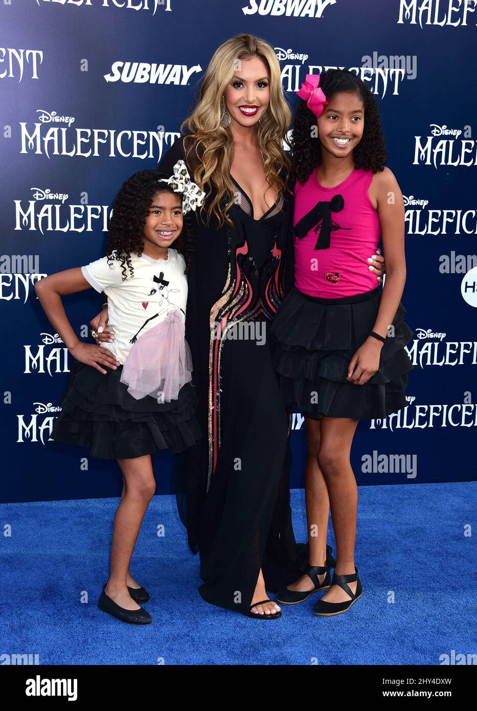 Vanessa Bryant, Gianna Bryant and Natalia Bryant attending the