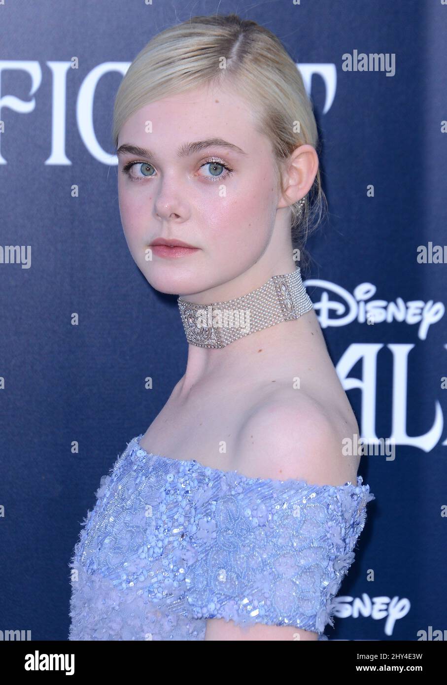 Elle Fanning attending the "Maleficent" World Premiere held at El ...