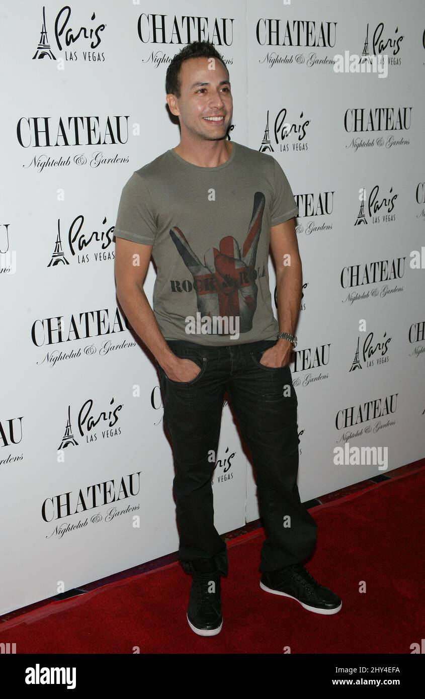Howie Dorough attending the Backstreet Boys Official Post-Concert Party, Chateau Nightclub & Rooftop, Paris Hotel and Casino in LAs Vegas, Nevada. Stock Photo