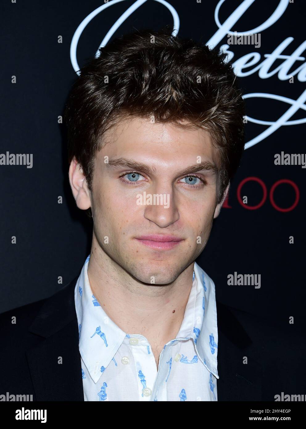 Keegan Allen attending the "Pretty Little Liars" 100th Episode