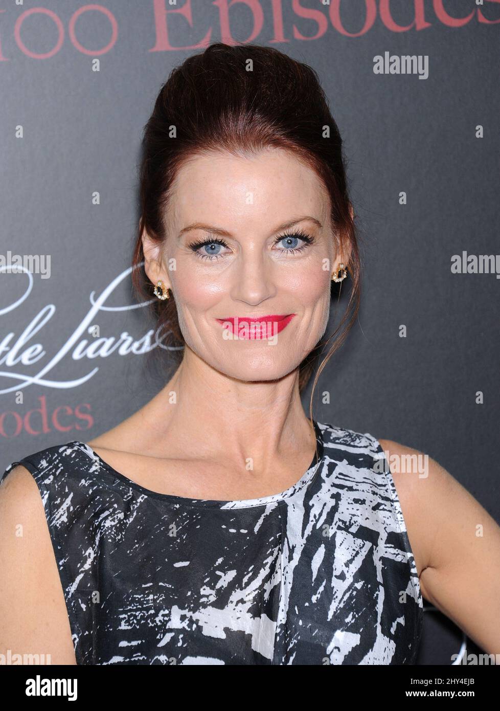 Laura Leighton attending the "Pretty Little Liars" 100th Episode