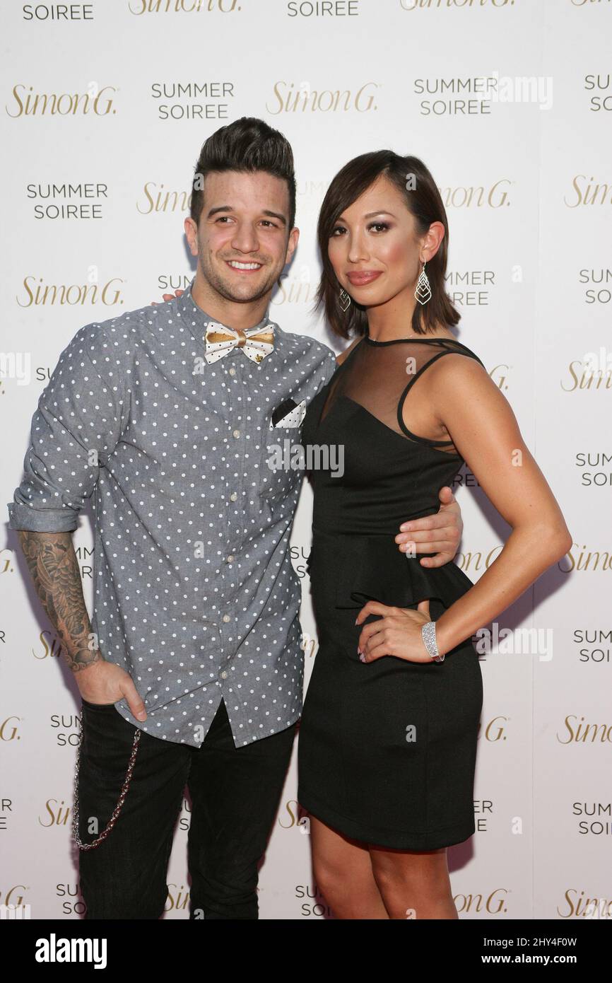 Mark Ballas, Cheryl Burke attending the Annual Simon G Soiree at the