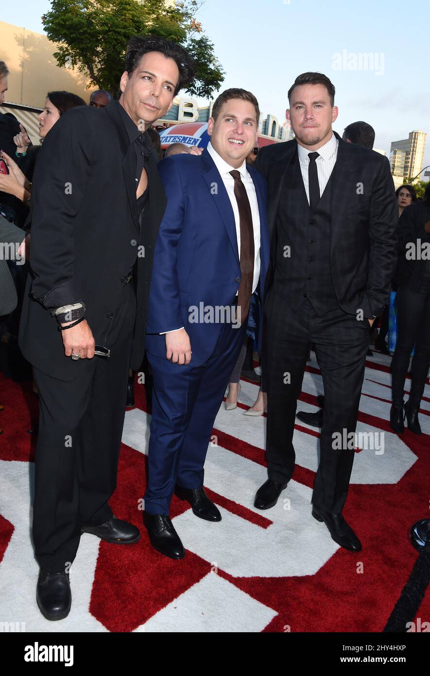 Richard Grieco, Jonah Hill and Channing Tatum attending the 22 Jump Street  World Premiere in Los Angeles Stock Photo - Alamy, image size:885x1390