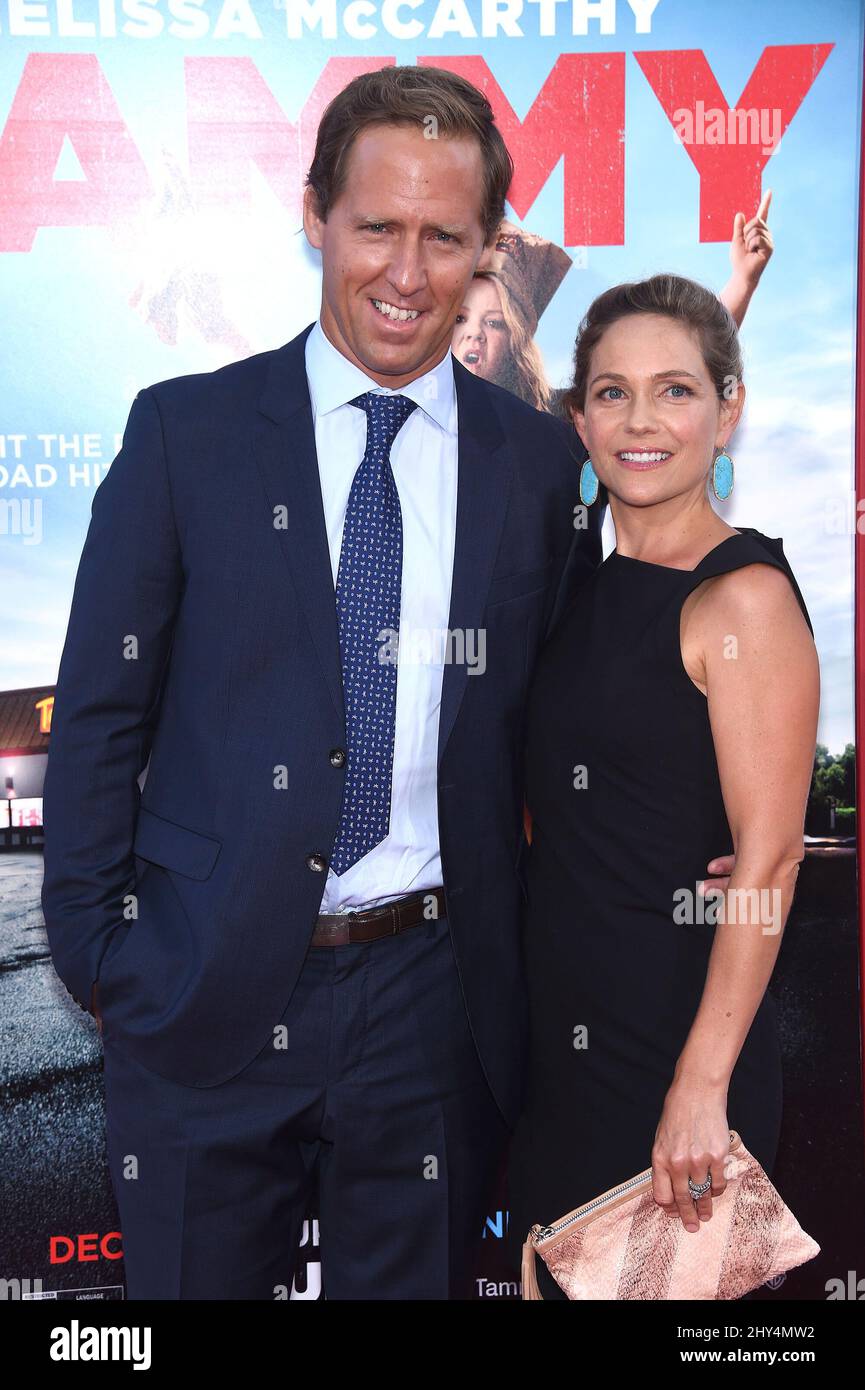 Nat Faxon & Meaghan Gadd attending the premiere of "Tammy" at Chinese Theatre in Los Angeles