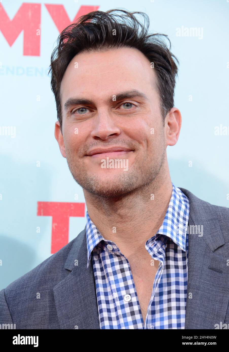 Cheyenne Jackson attending the premiere of "Tammy" in Los Angeles