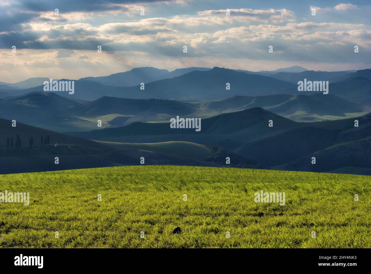 landscapes in Sicily Stock Photo