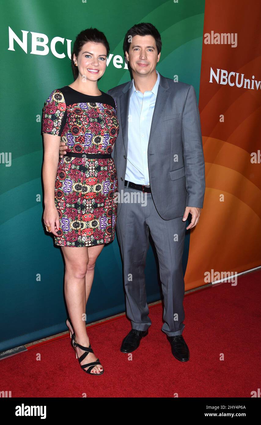 Casey Wilson and Ken Marino attending the NBCUniversal Summer TCA Press