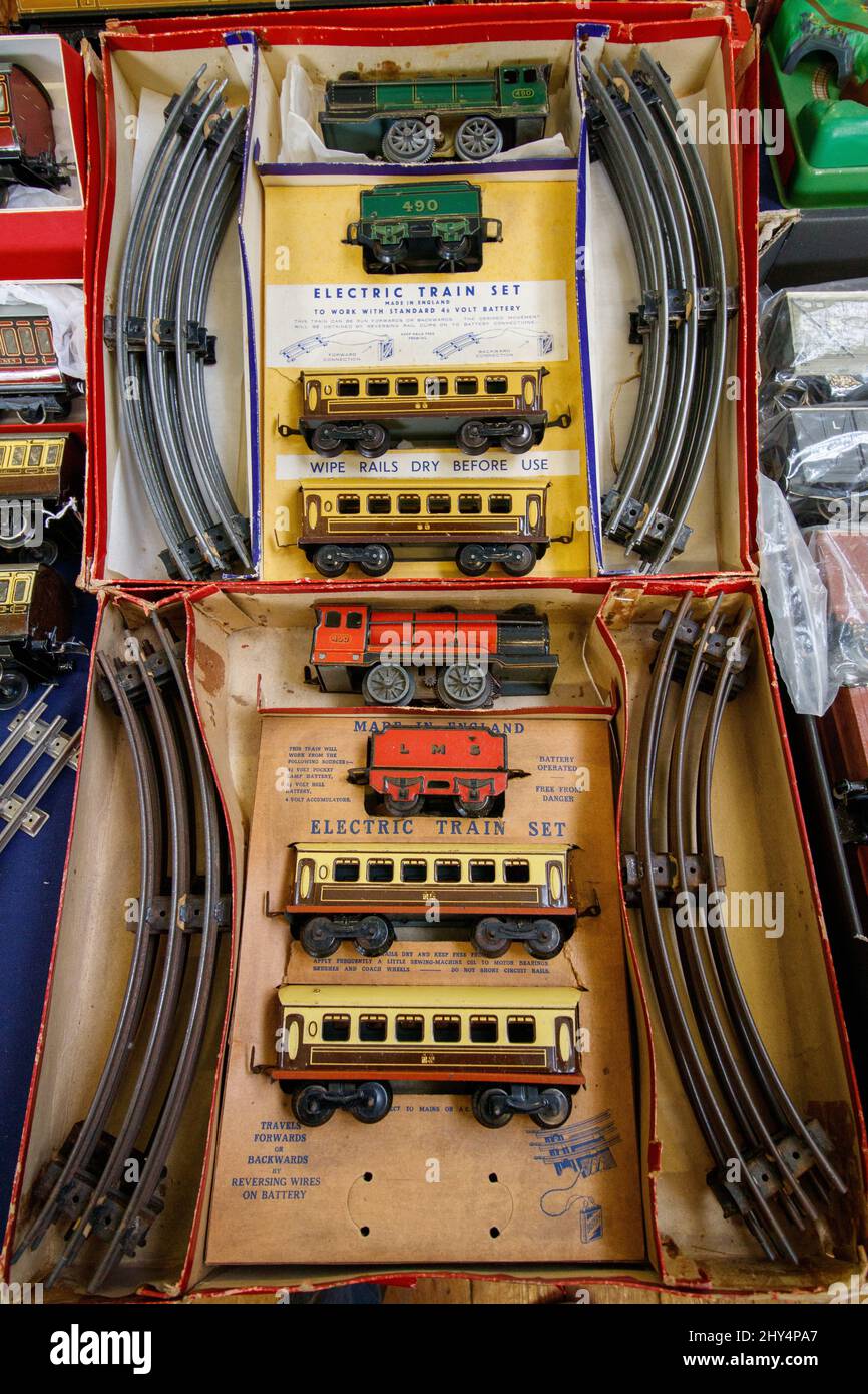 A model railway exhibition at Trinity Church Hall, Leicester. A