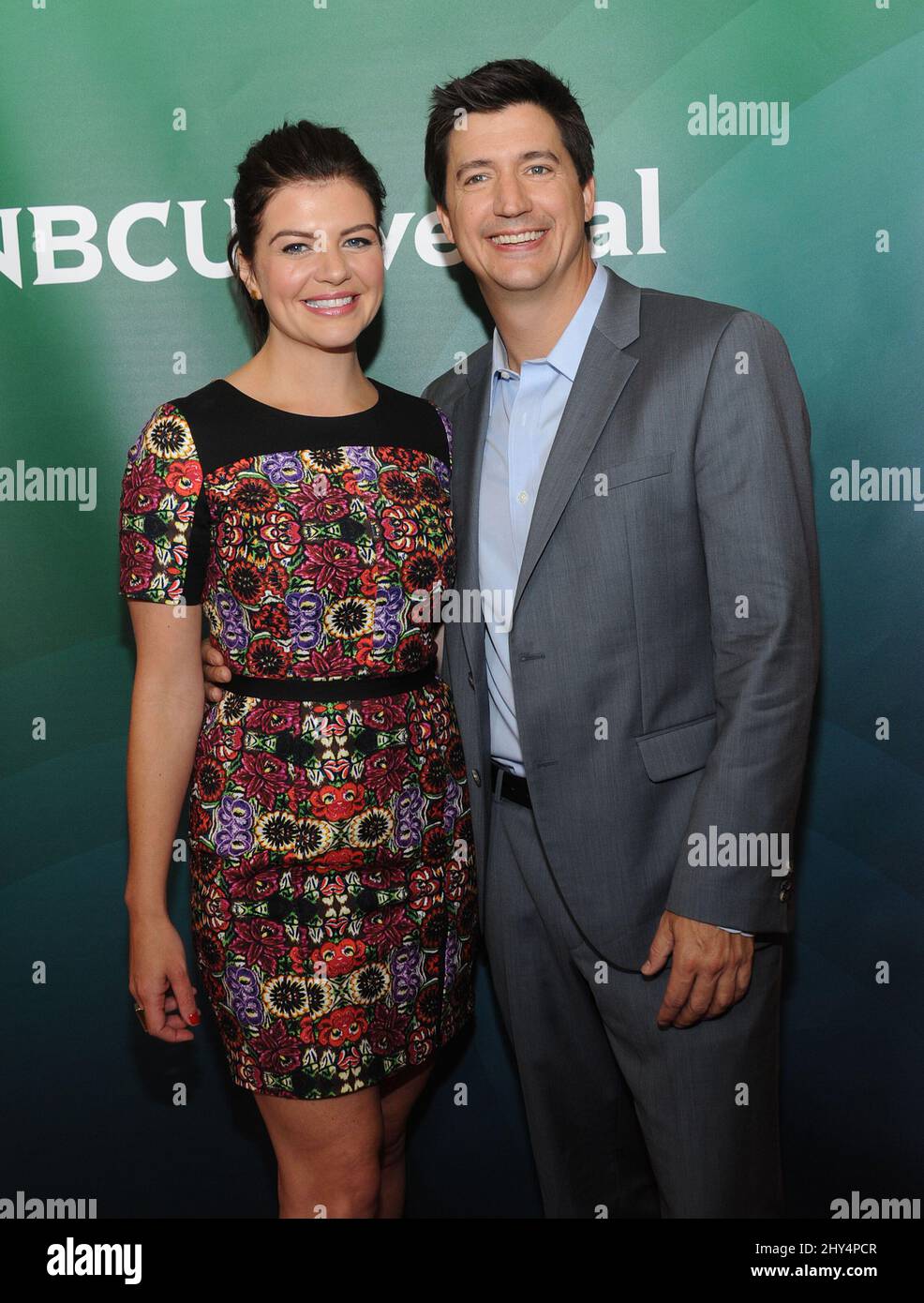 Casey Wilson & Ken Marino attending the NBCUniversal Summer TCA Press